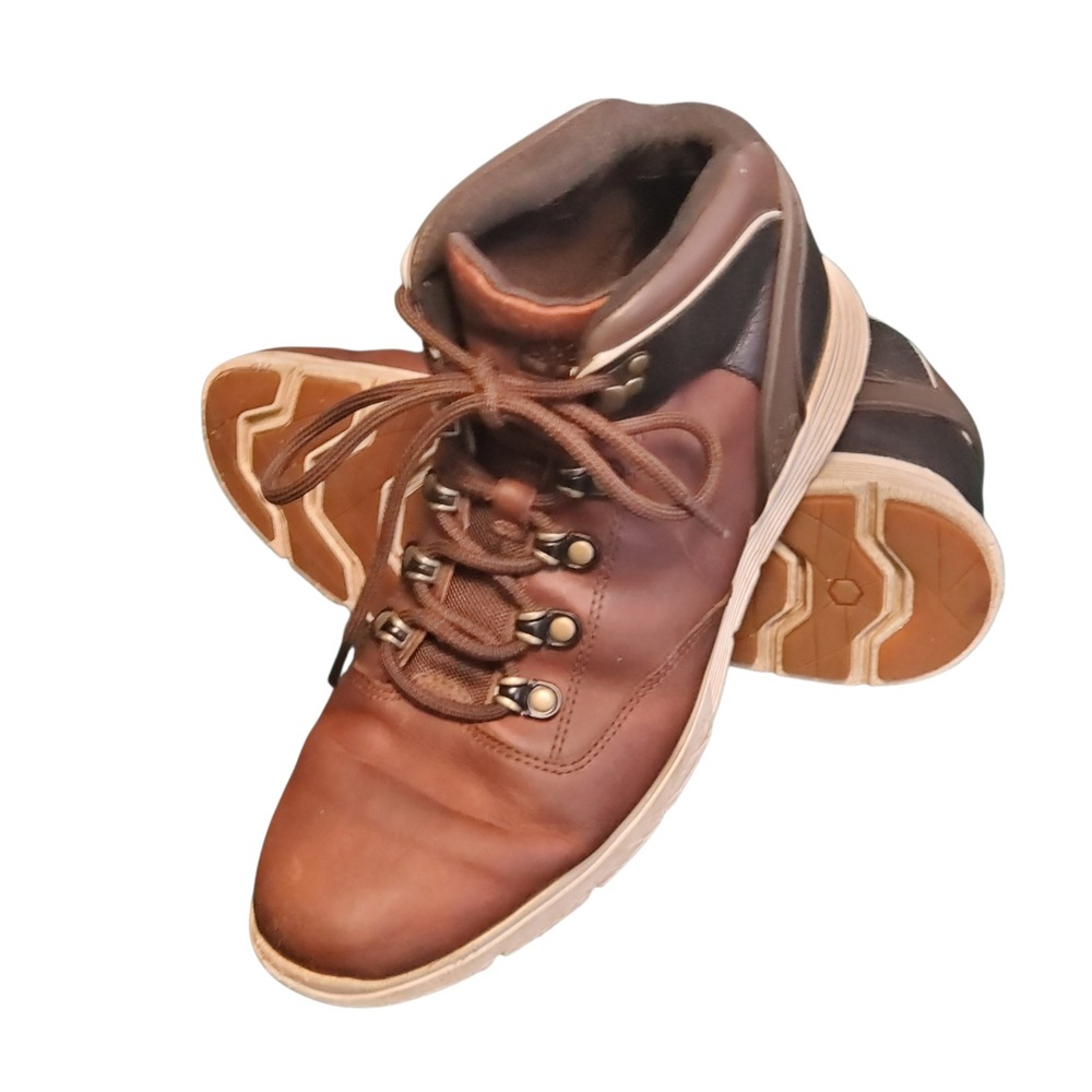 Timberland Boots Men's Size 8 Brown Killington Hiker Chukka Leather Lightweight